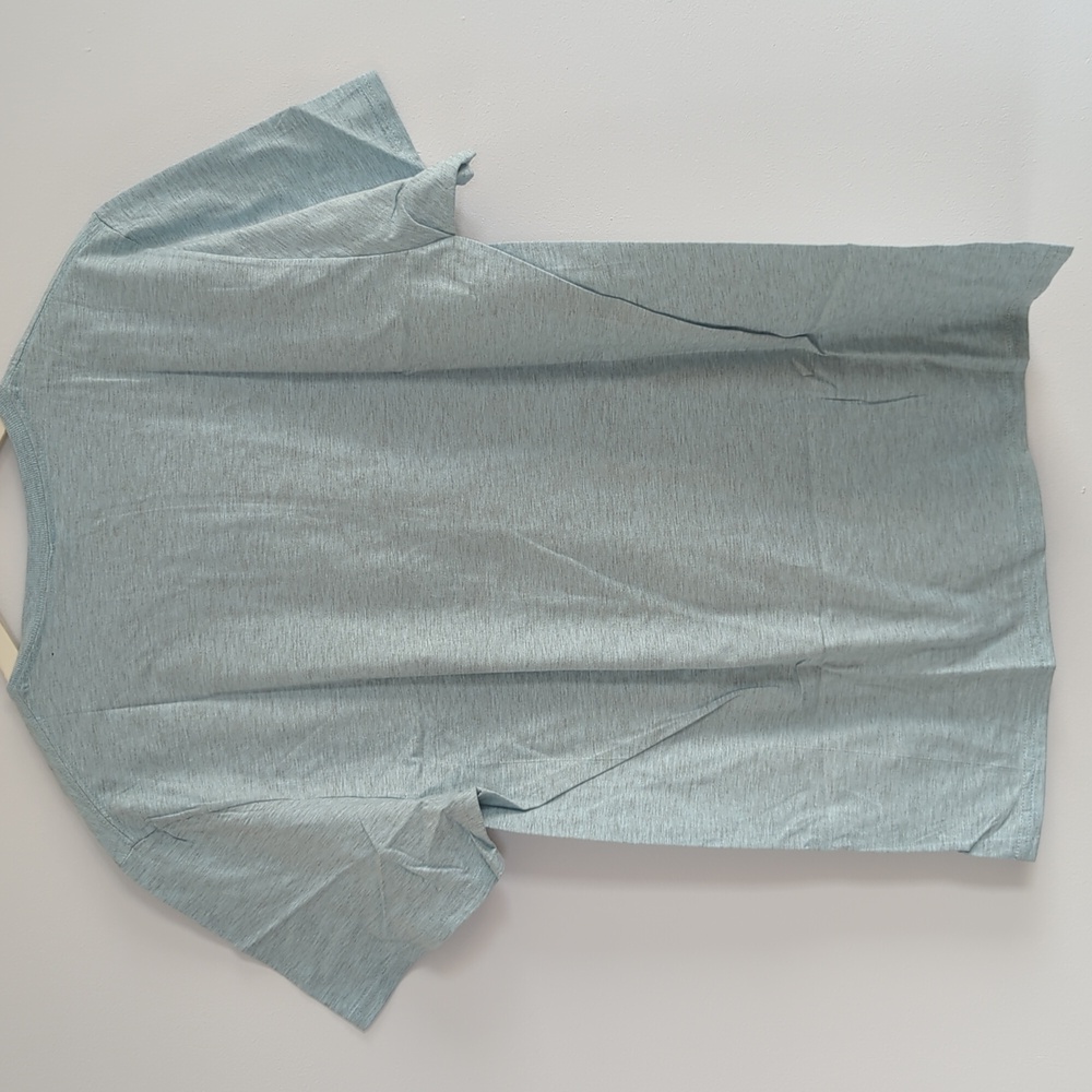NWOT Pusheen Light Blue Short Sleeve Tee with Pastel Dessert Graphic. - Picture 3 of 3